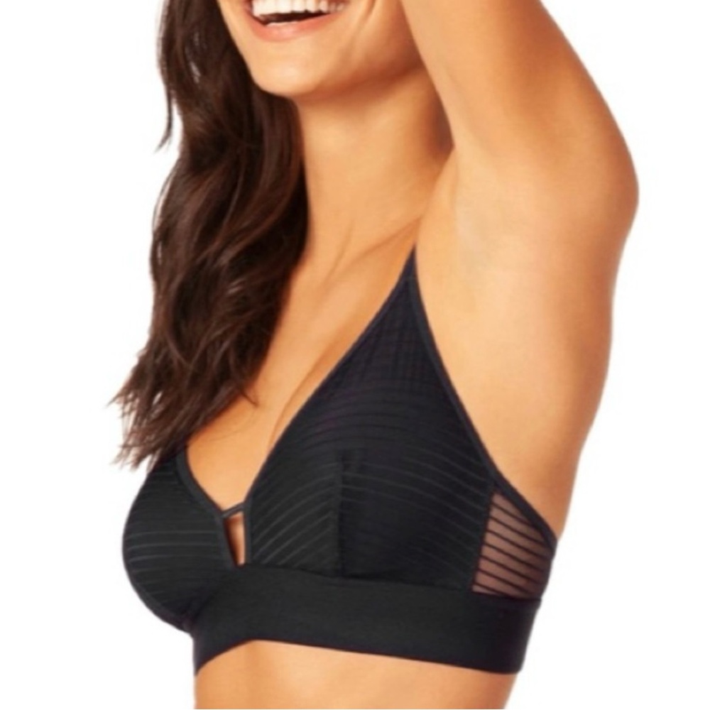 NWT Lively The Stripe Mesh Bralette